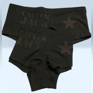 Travis Scott Black Adult Under Pants Shorts Set Of Two Size X-LARGE